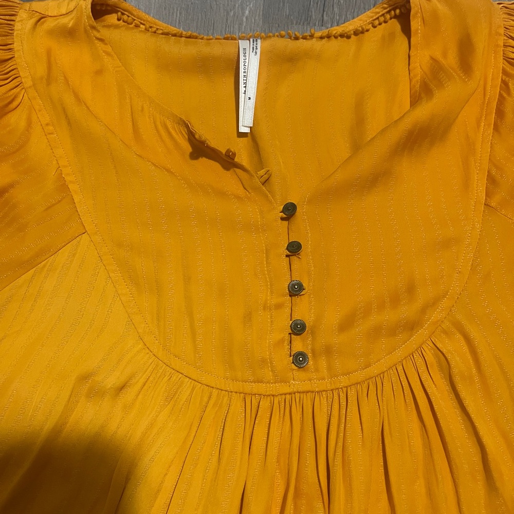 Anthropologie Drapey Henley Pullover M - Picture 5 of 6